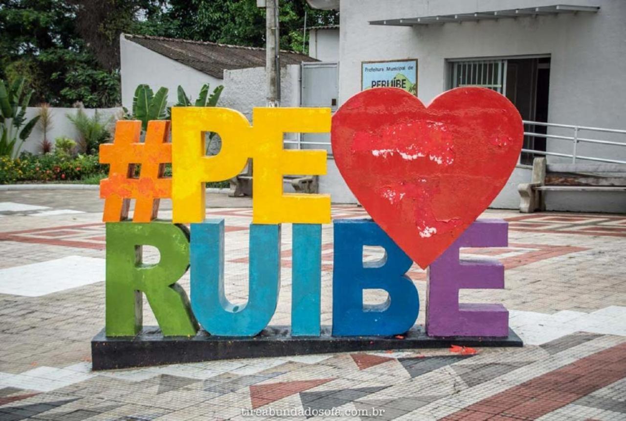 Apartamento Peruibe Pe Na Areia!!! Екстер'єр фото